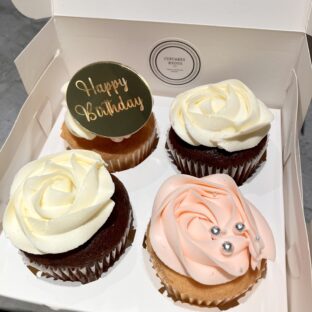 非公開: バースデーカップケーキ4個