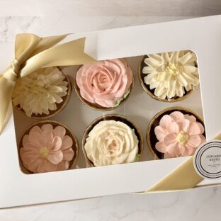 フラワーカップケーキ6個