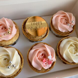 バースデーカップケーキ6個