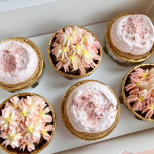 期間限定♡お花見さくらカップケーキ6個セット