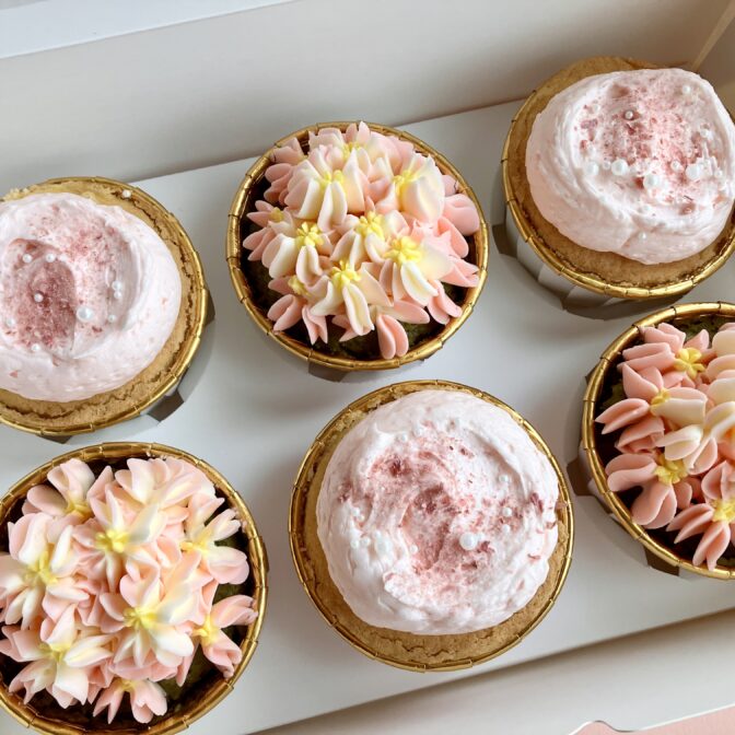 桜のカップケーキ