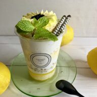 ひまわりカップケーキまるごとサマーレモンパフェ